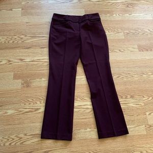 New York & Company maroon dress pants
